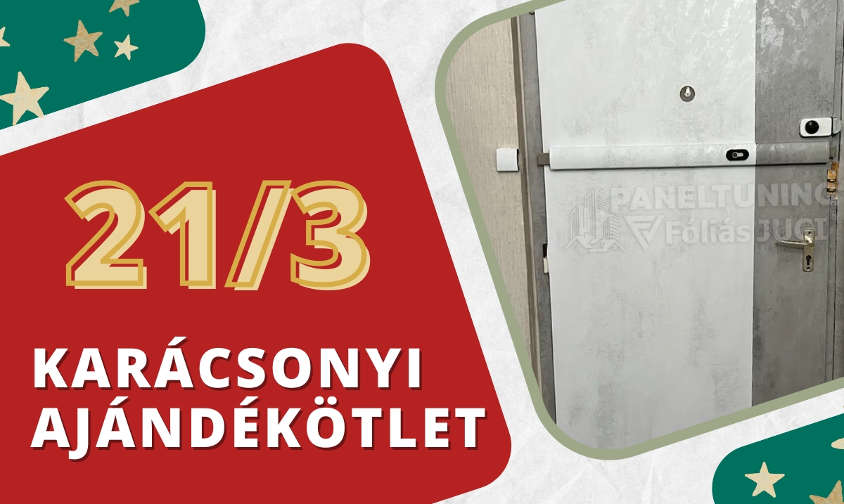 21/3 Karácsonyi Ötlet - Ajtók stílusosan és egyszerűen!